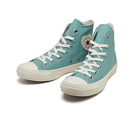 CONVERSE ALL STAR HEART PATCH HI SMOKY MINT