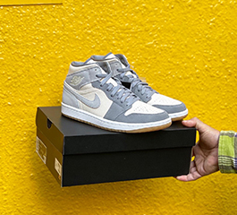 Nike Air Jordan 1 Mid SE Coconut Milk Particle Grey