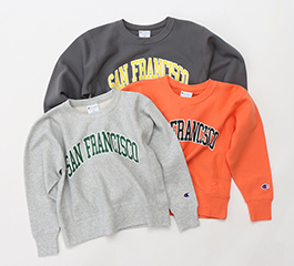 Champion Kids Reverse Weave (R) Crew Neck Logo Sweatshirt