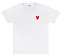 (women) PLAY COMME des GARÇONS T-Shirt (White) #1