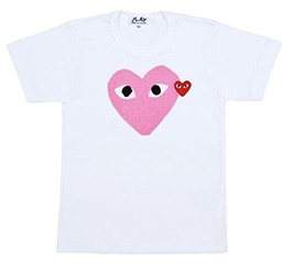 (men) PLAY COMME des GARÇONS T-Shirt (Pink)