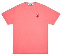 (men) PLAY COMME des GARÇONS T-Shirt (Pink)
