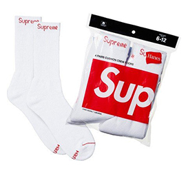 Supreme Hanes Crew Socks (4 Park)