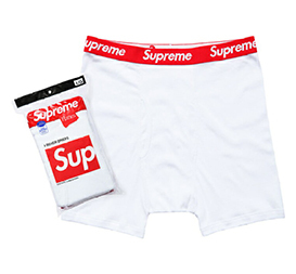Supreme Hanes Boxer Briefs (4 Park)