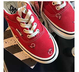 VANS ERA PAISLEY RED