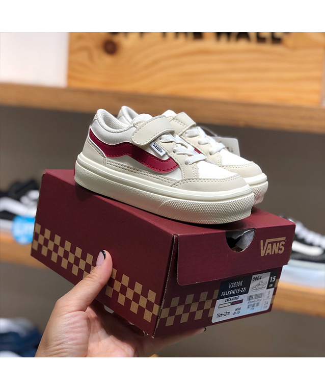 KIDS VANS FALKEN WHITE
