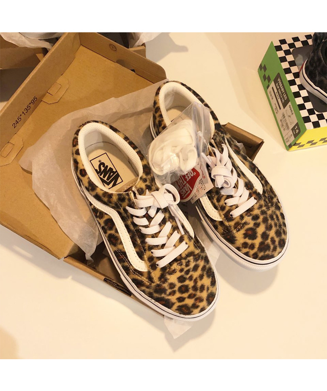 VANS KIDS OLD SKOOL LEO BROWN