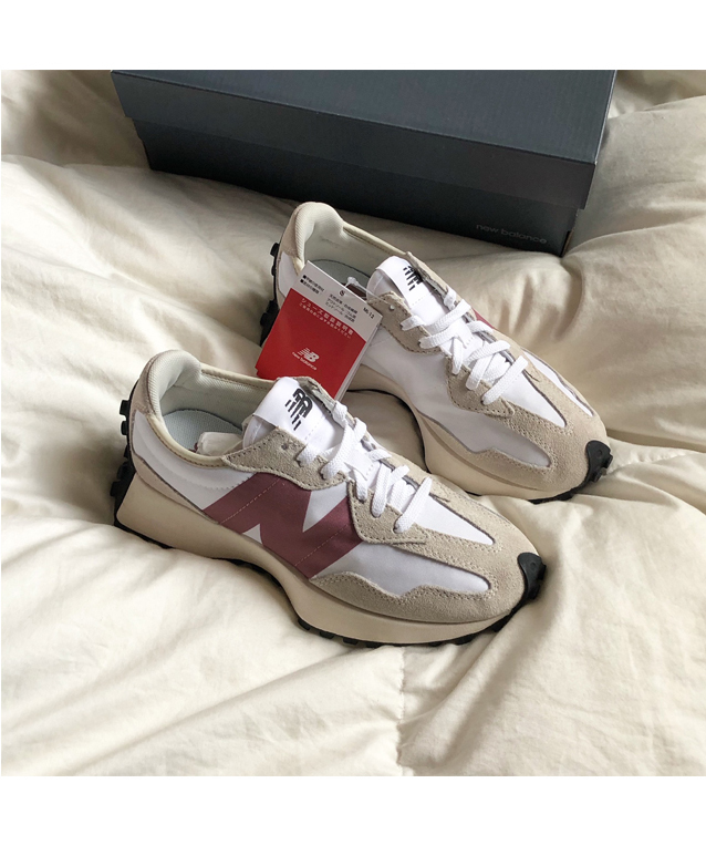 NEW BALANCE WS 327 CD gray burgundy