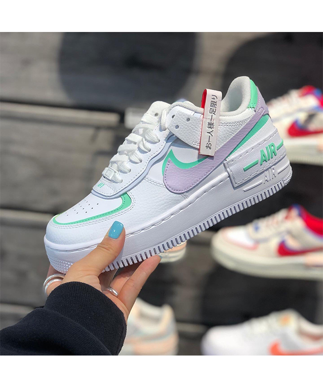 NIKE WMNS AIR FORCE 1 SHADOW Mint Purple