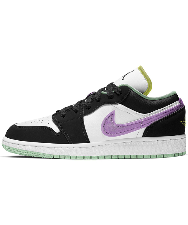 JORDAN BRAND 1 LOW GS VIOLET SHOCK-BLACK