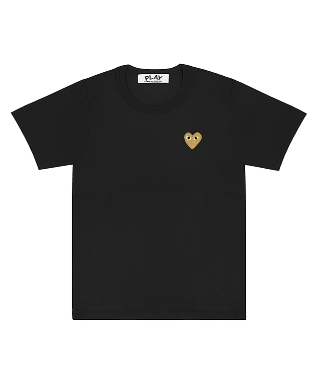 (men) PLAY COMME des GARÇONS Gold Heart T-Shirt (B