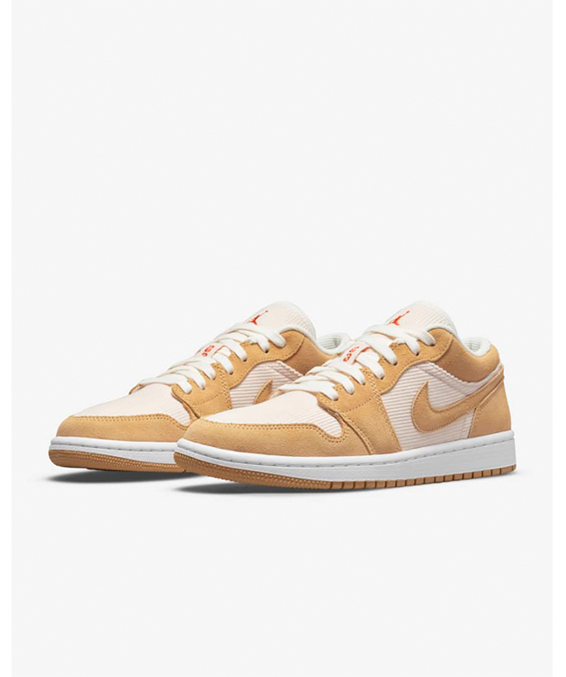 WMNS NIKE AIR JORDAN 1 LOW  ＂TWINE ORANGE QUARTZ C