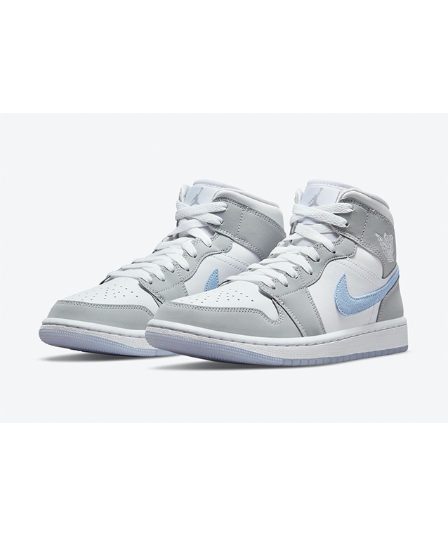 WMNS NIKE AIR JORDAN 1 MID ＂WHITE WOLF GREY＂