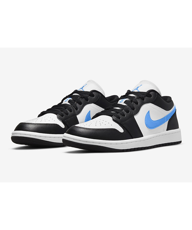 WMNS NIKE AIR JORDAN 1 LOW ＂BLACK/UNIVERSITY BLUE＂