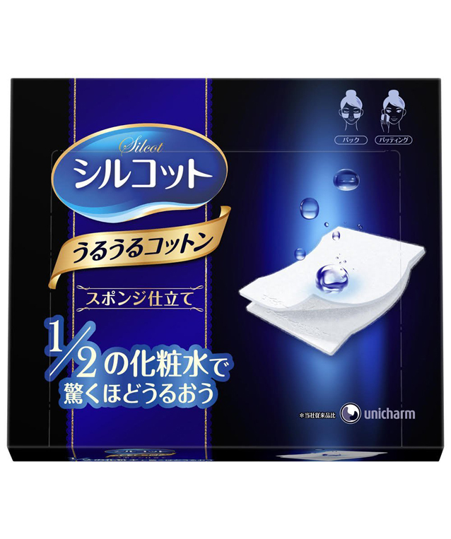 시루콧토 스폰지 타입 40메X 3개세트 촉촉한 화장솜