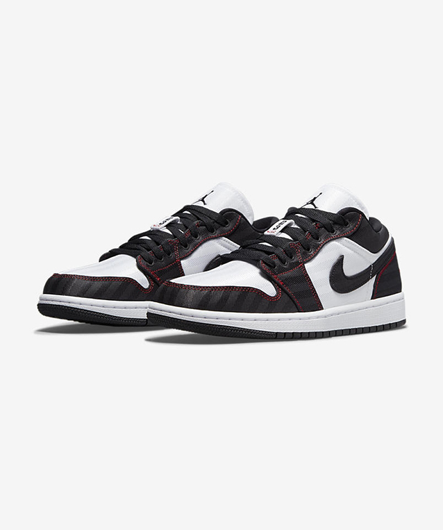 NIKE AIR JORDAN 1 LOW SE UTILITY WHITE/BLACK/GYM R