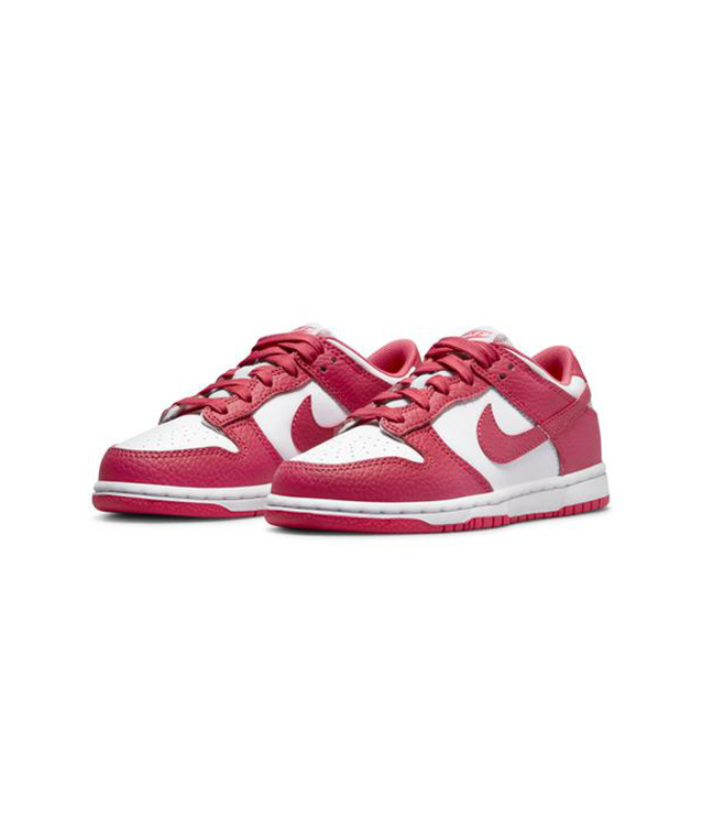 (KIDS) NIKE PS DUNK LOW WHITE/GYPSY ROSE