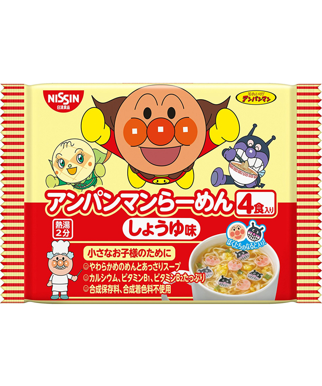 영양간식~!호빵맨 라면 간장맛 4개입